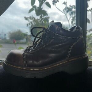 Dr. Martens Dark Brown Leather Boots